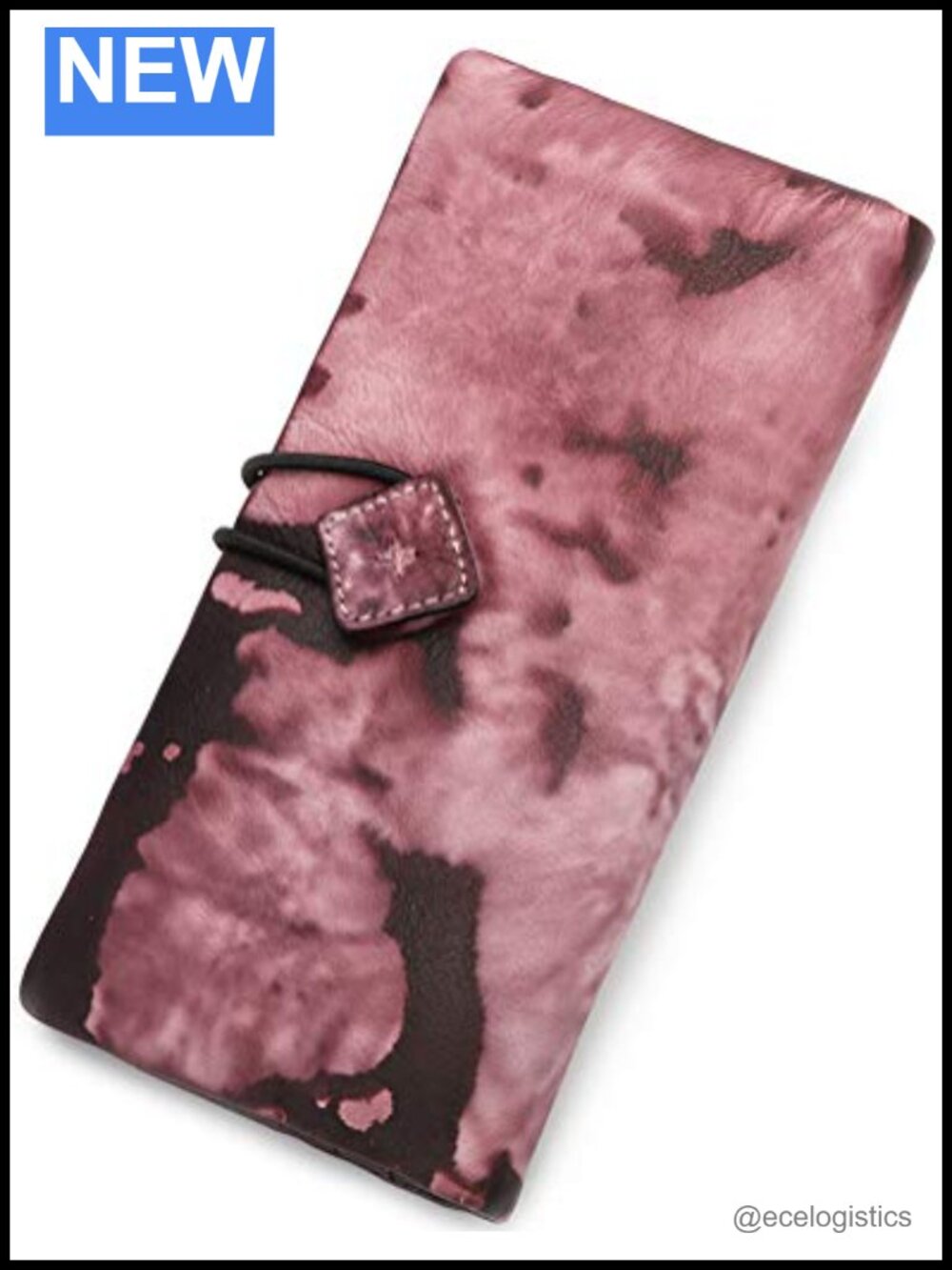 Genuine Leather Slim Wallet Handmade Long Purse Cash Card Holder